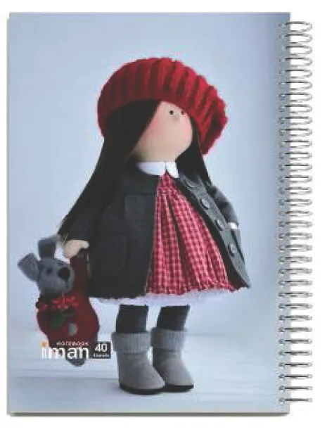 0107-1 دفتر عروسکی ۴۰برگ