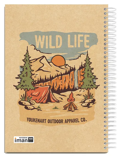 دفتر کرافت ۱۰۰برگ دفتر کرافت ۱۰۰برگ