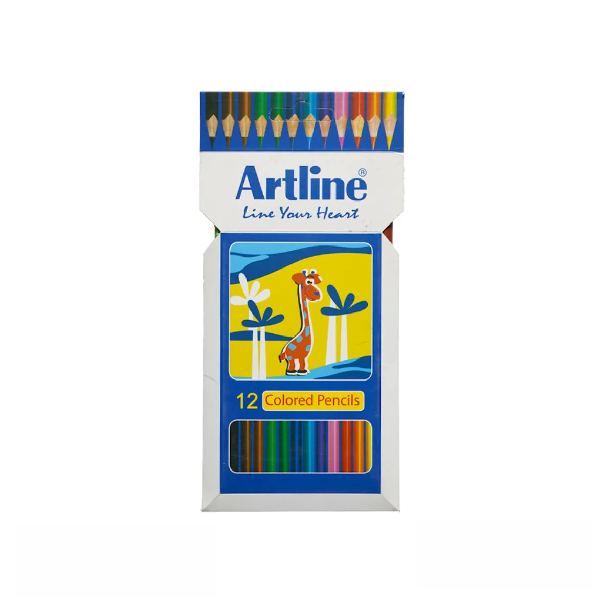 مداد رنگی 12رنگ آرت لاین