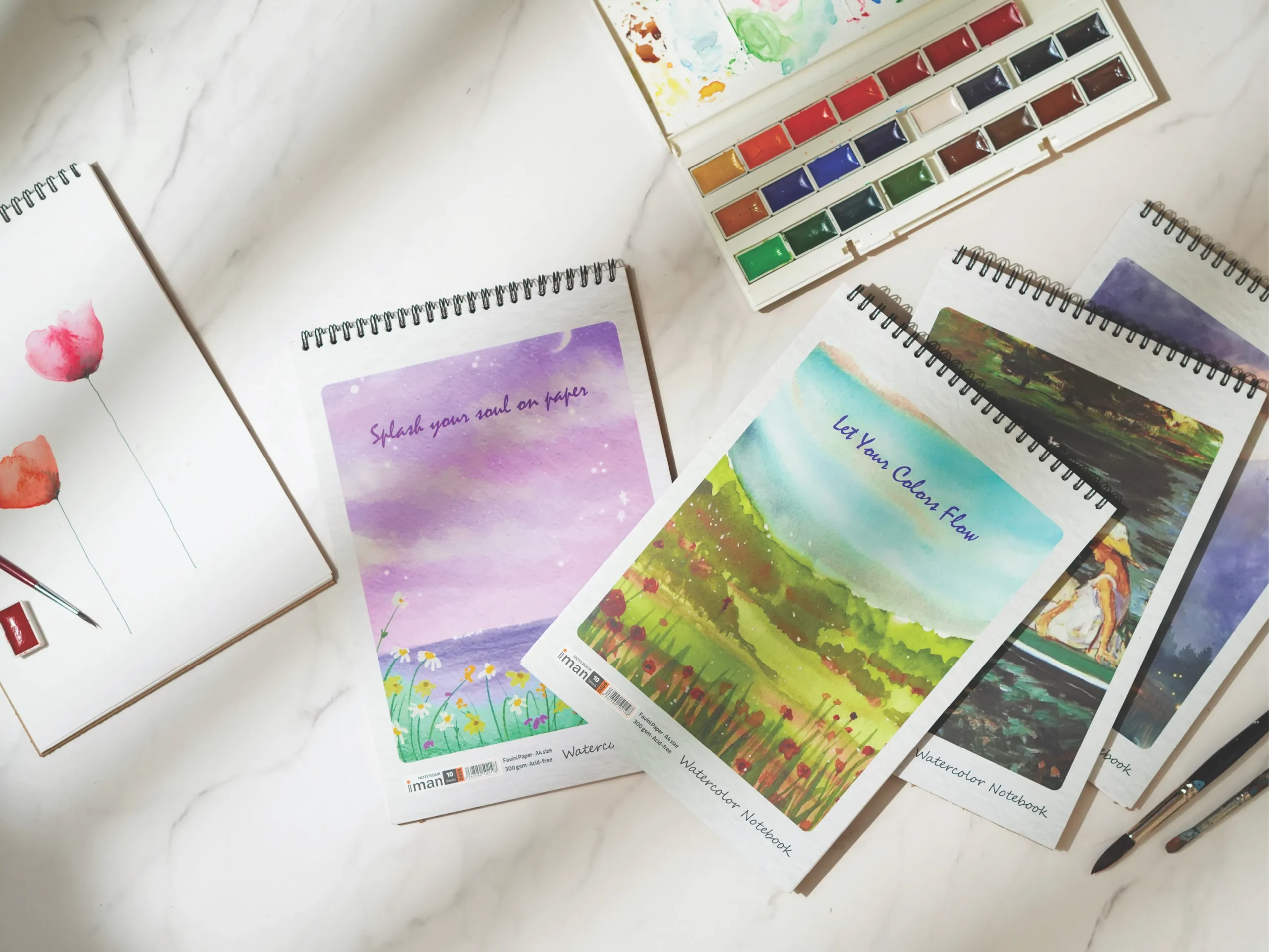 دفتر آبرنگ A4