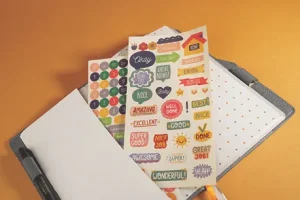 استیکرهای دفتر برنامه ریزی کلاسیک