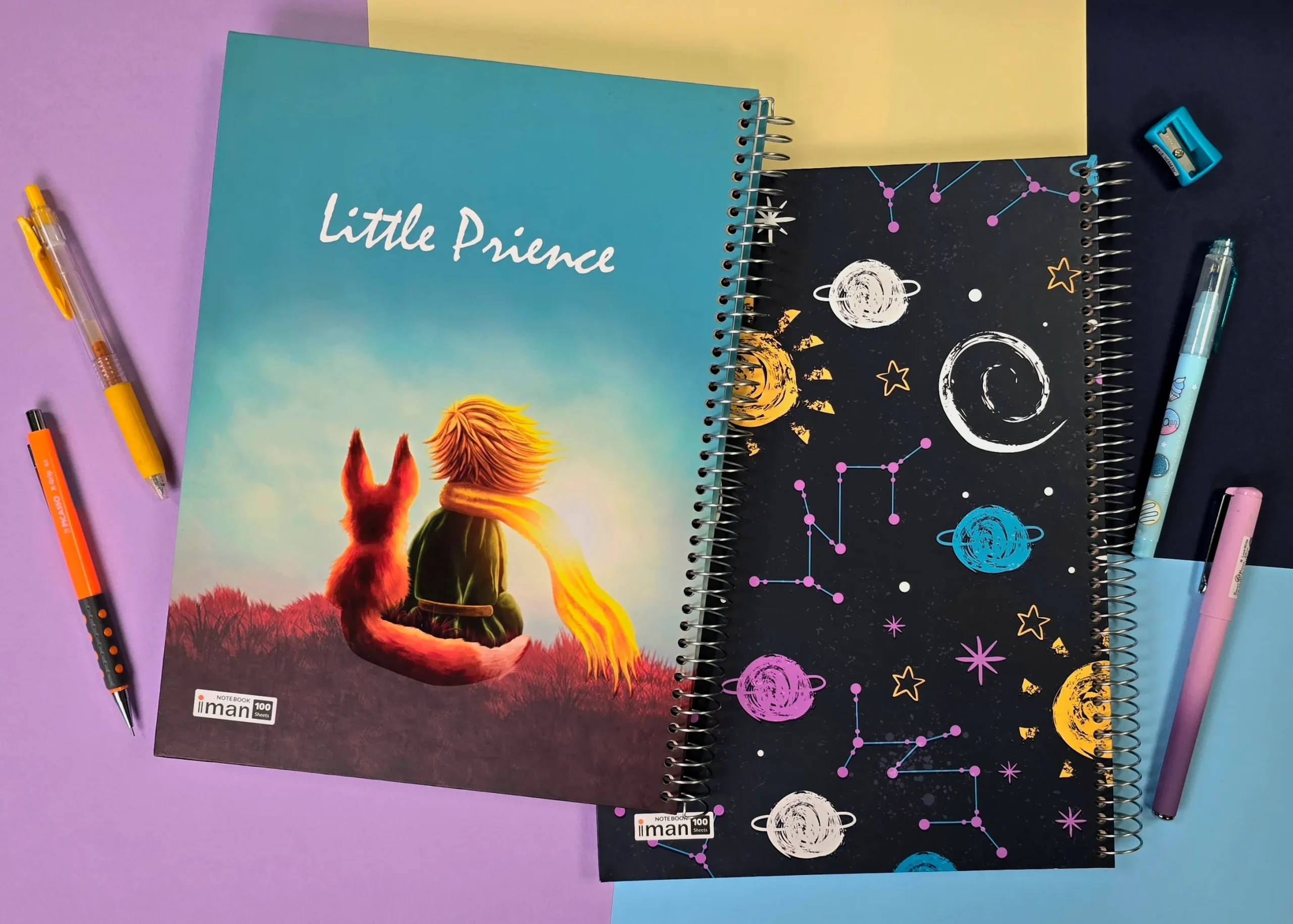 دفتر جلد سخت رحلی ۱۰۰برگ