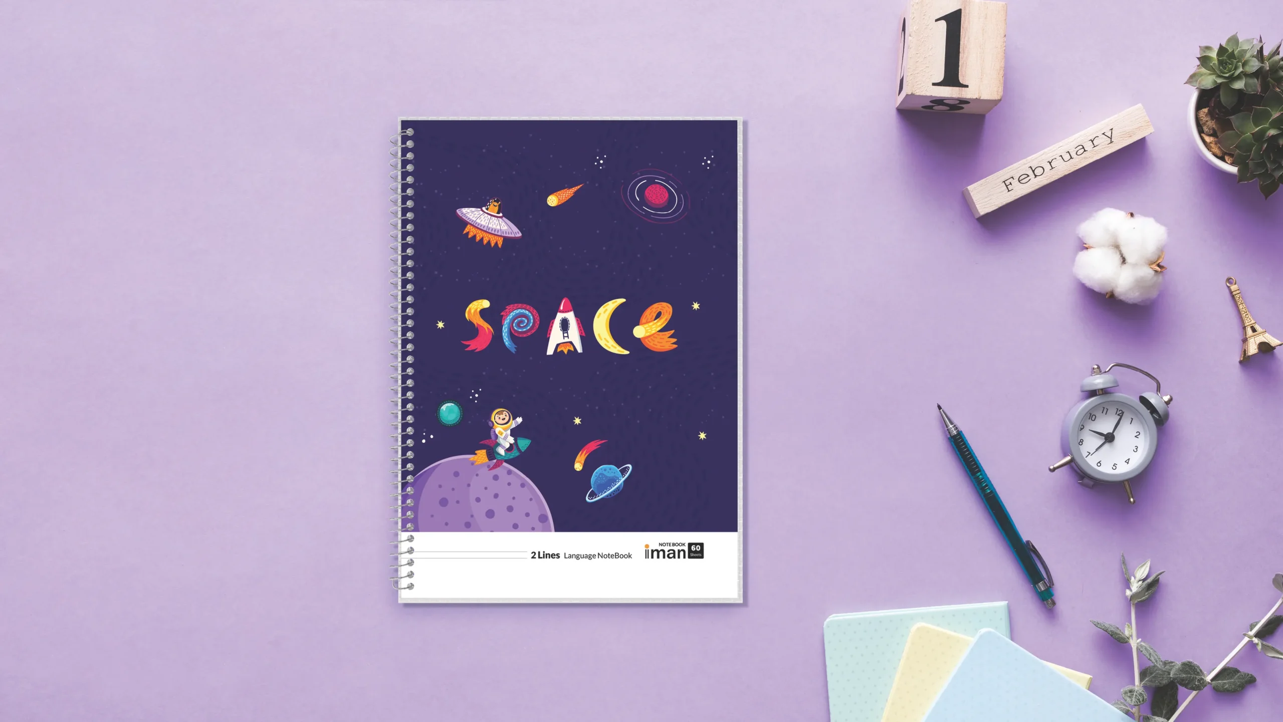 دفتر زبان مجلد 60برگ