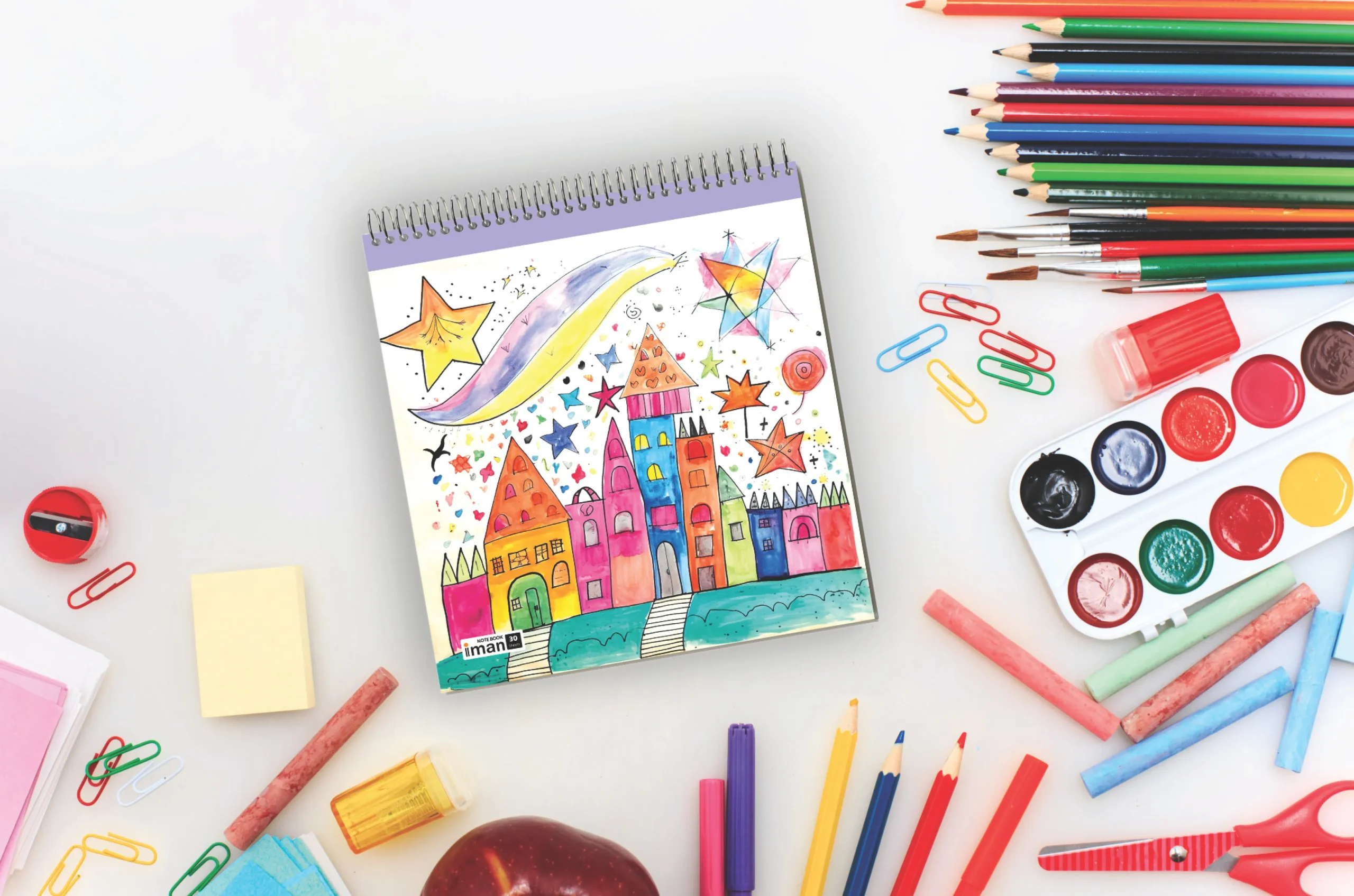 دفتر نقاشی کودکانه