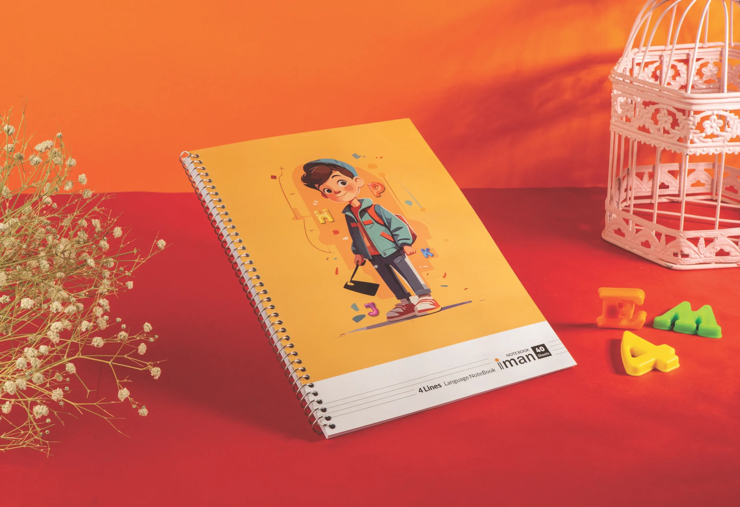 دفتر زبان چهارخط