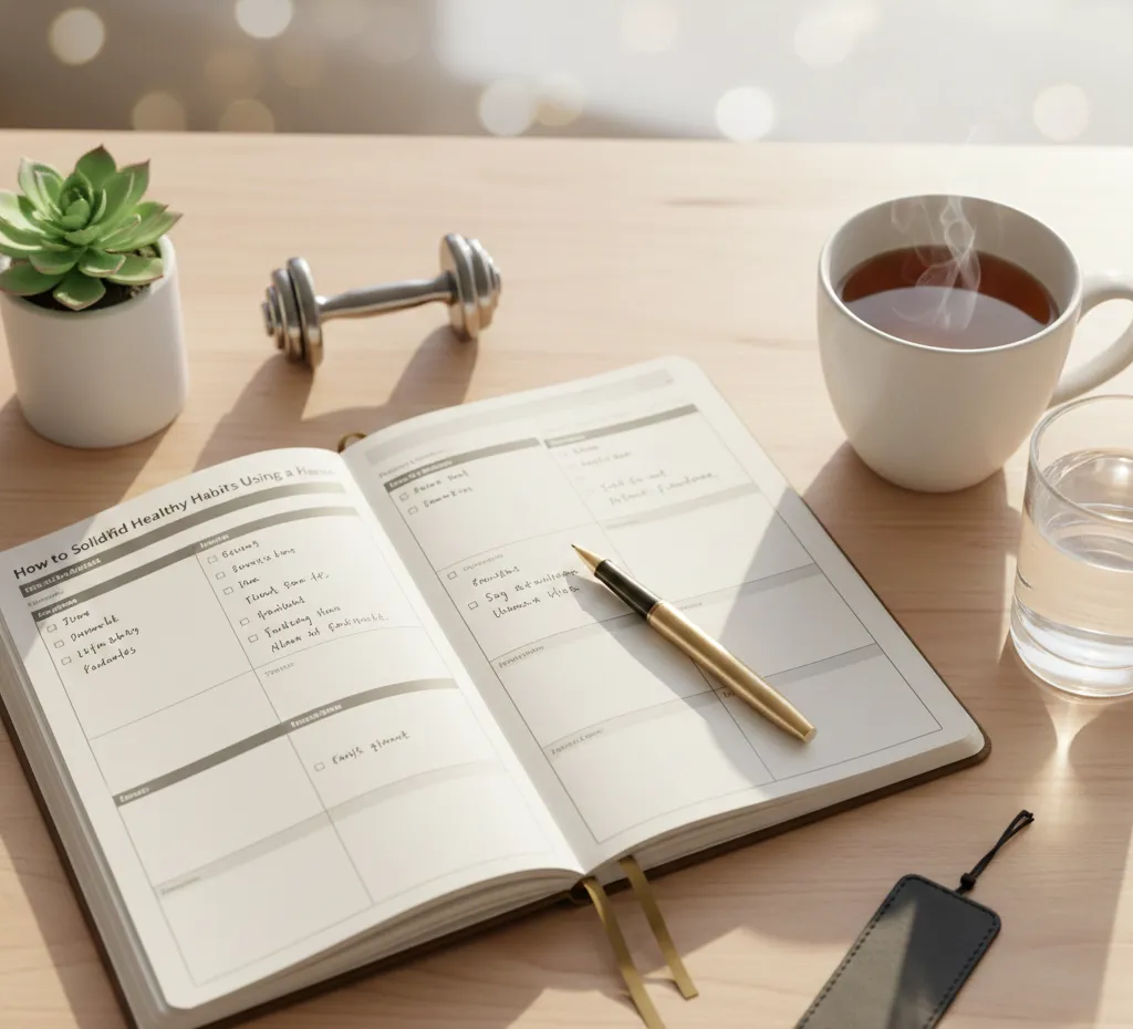 تثبیت عادت با دفتر برنامه‌ ریزی