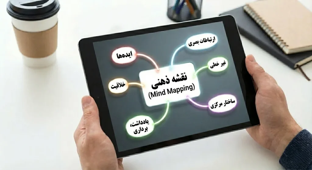 نقشه ذهنی (Mind Mapping)؛ تکنیک یادداشت‌ برداری برای متفکران بصری