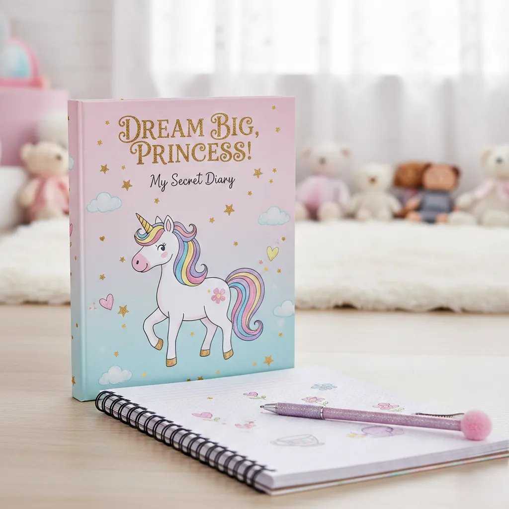 دفتر یادداشت دخترانه فانتزی