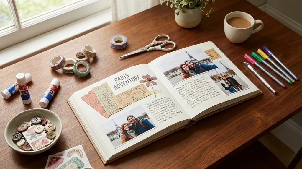 اسکرپ بوک خاطرات پاریس 