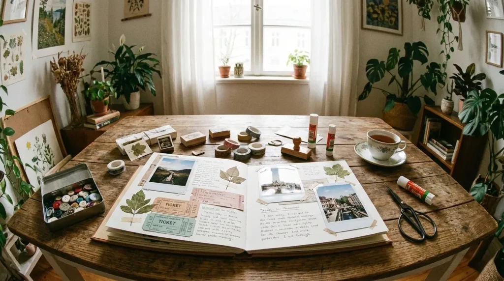 اسکرپ بوک گیاهان 