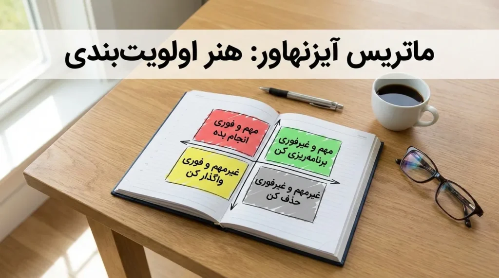 ماتریس آیزنهاور با دفتر برنامه ریزی