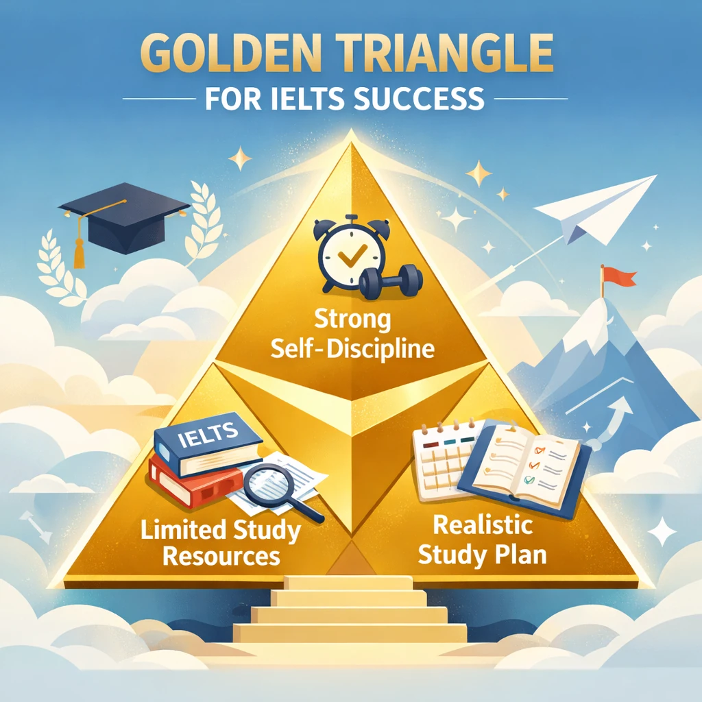 مثلث طلایی برنامه ریزی مطالعه آیلتس