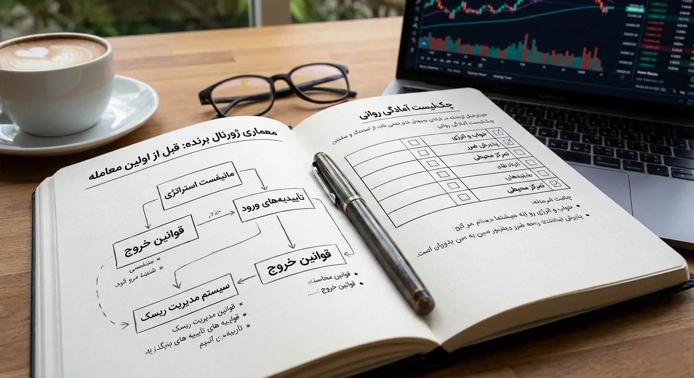 معماری یک ژورنال نویسی ترید برنده