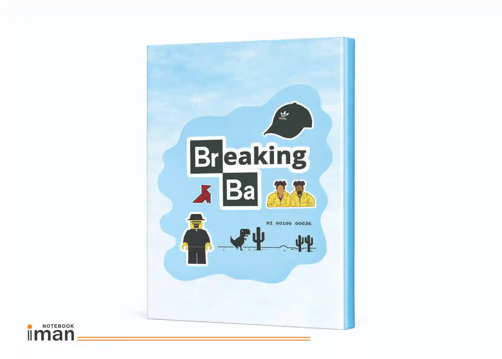 00204-4 کلاسور استیکری A5 آبی