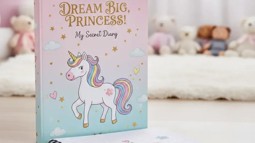 دفتر یادداشت دخترانه فانتزی